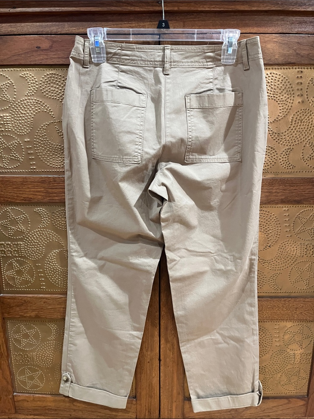 J. Jill Khaki Straight-Leg Pants - Picture 3 of 5